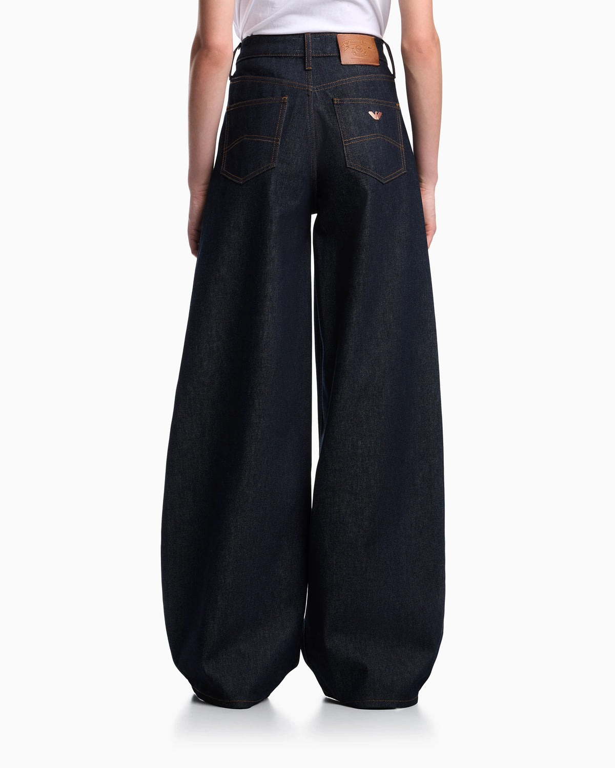 Five-pocket denim trousers