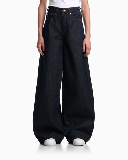 Five-pocket denim trousers