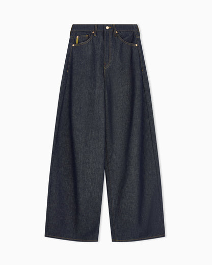 Five-pocket denim trousers
