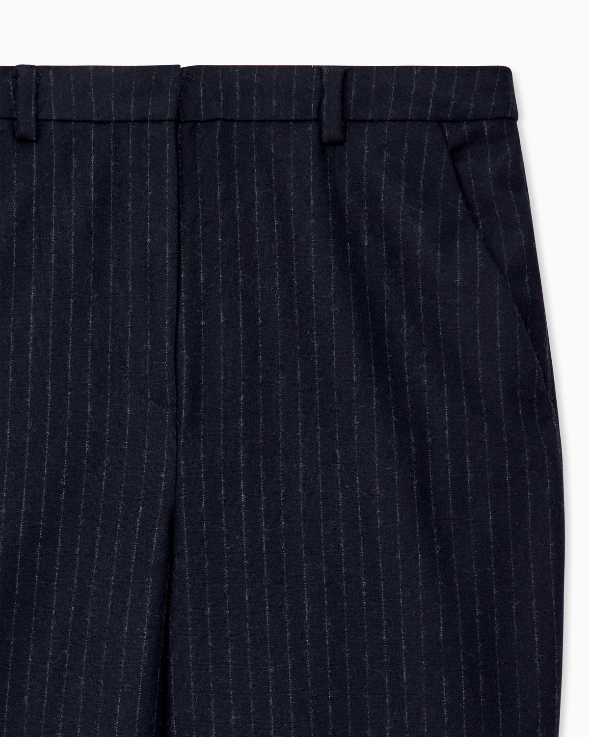 Pinstripe wool blend pants Signature Capsule
