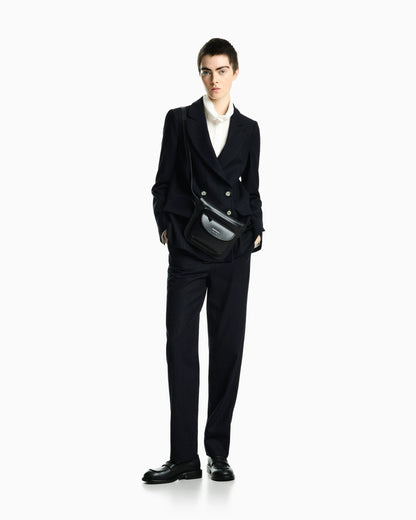 Pinstripe wool blend pants Signature Capsule