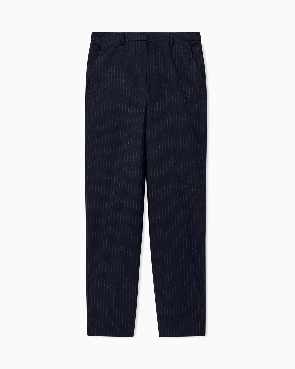 Pinstripe wool blend pants Signature Capsule