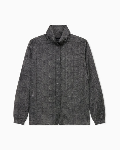 Printed satin shirt Signature Capsule