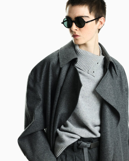 Water-repellent flannel-coated coat Signature Capsule