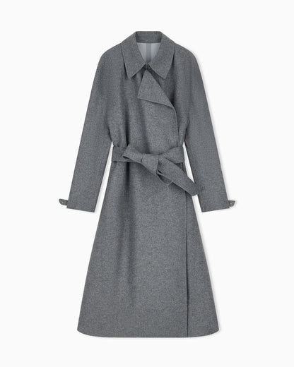 Water-repellent flannel-coated coat Signature Capsule