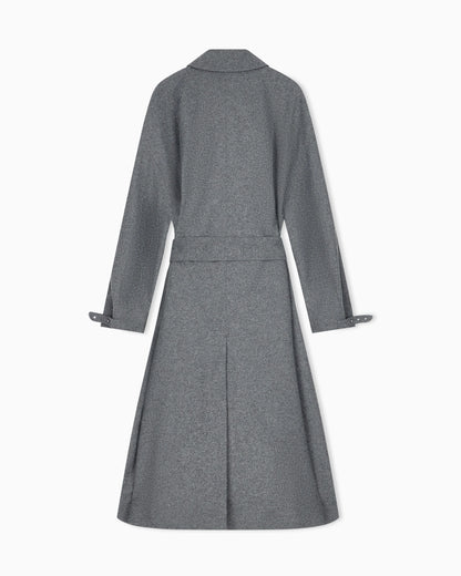 Water-repellent flannel-coated coat Signature Capsule