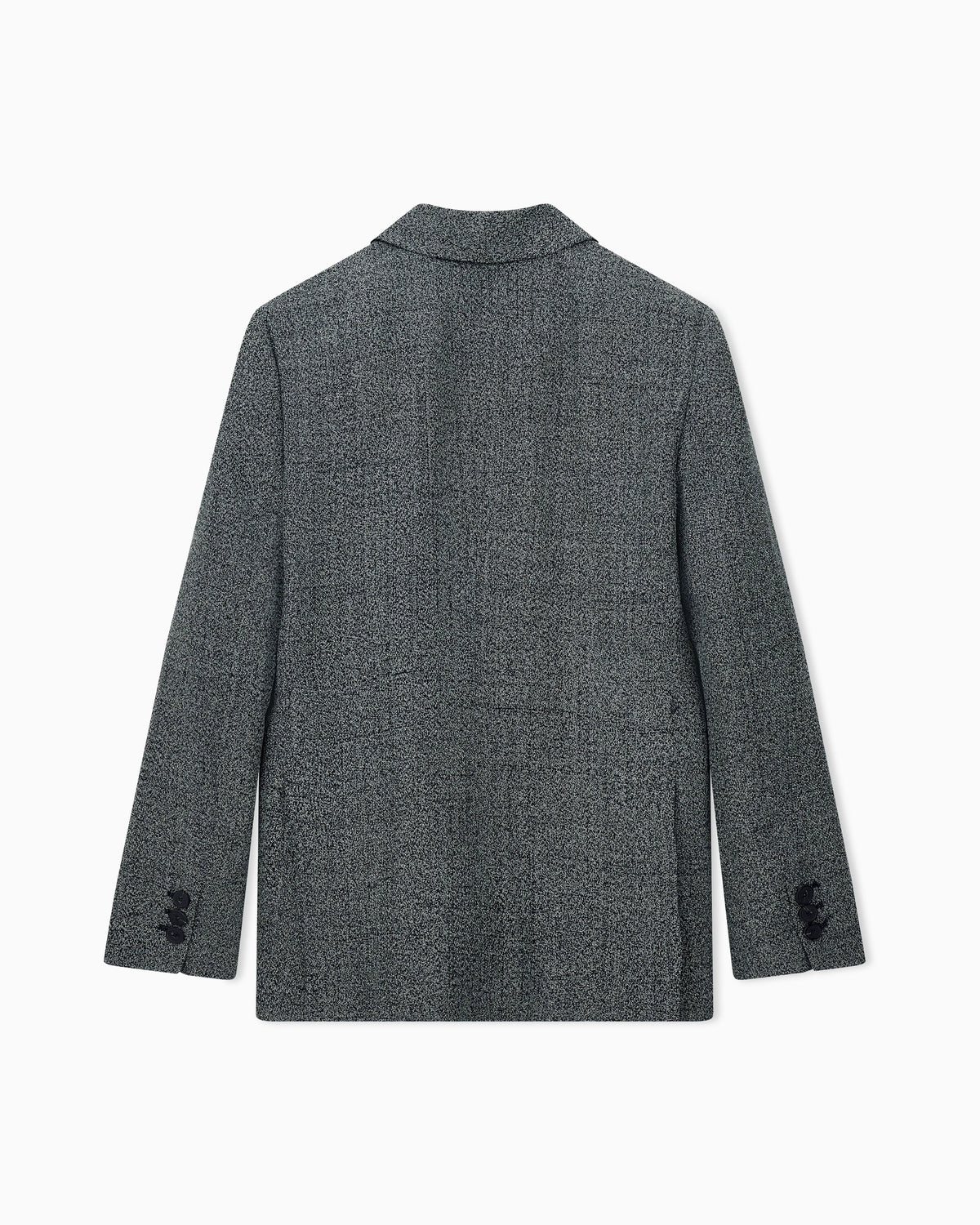 Double-breasted blazer in mouliné fabric Signature Capsule