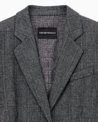 Signature Capsule check flannel blazer