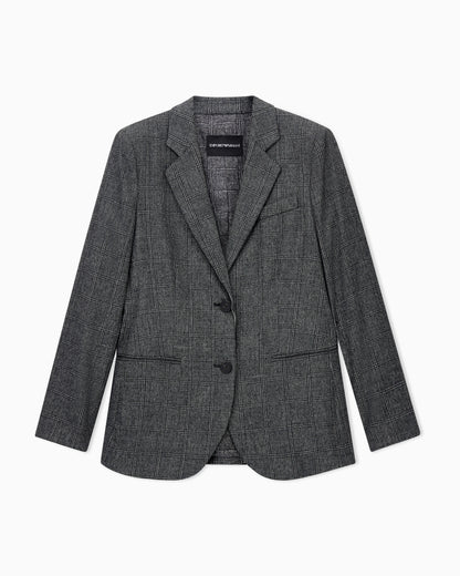 Signature Capsule check flannel blazer