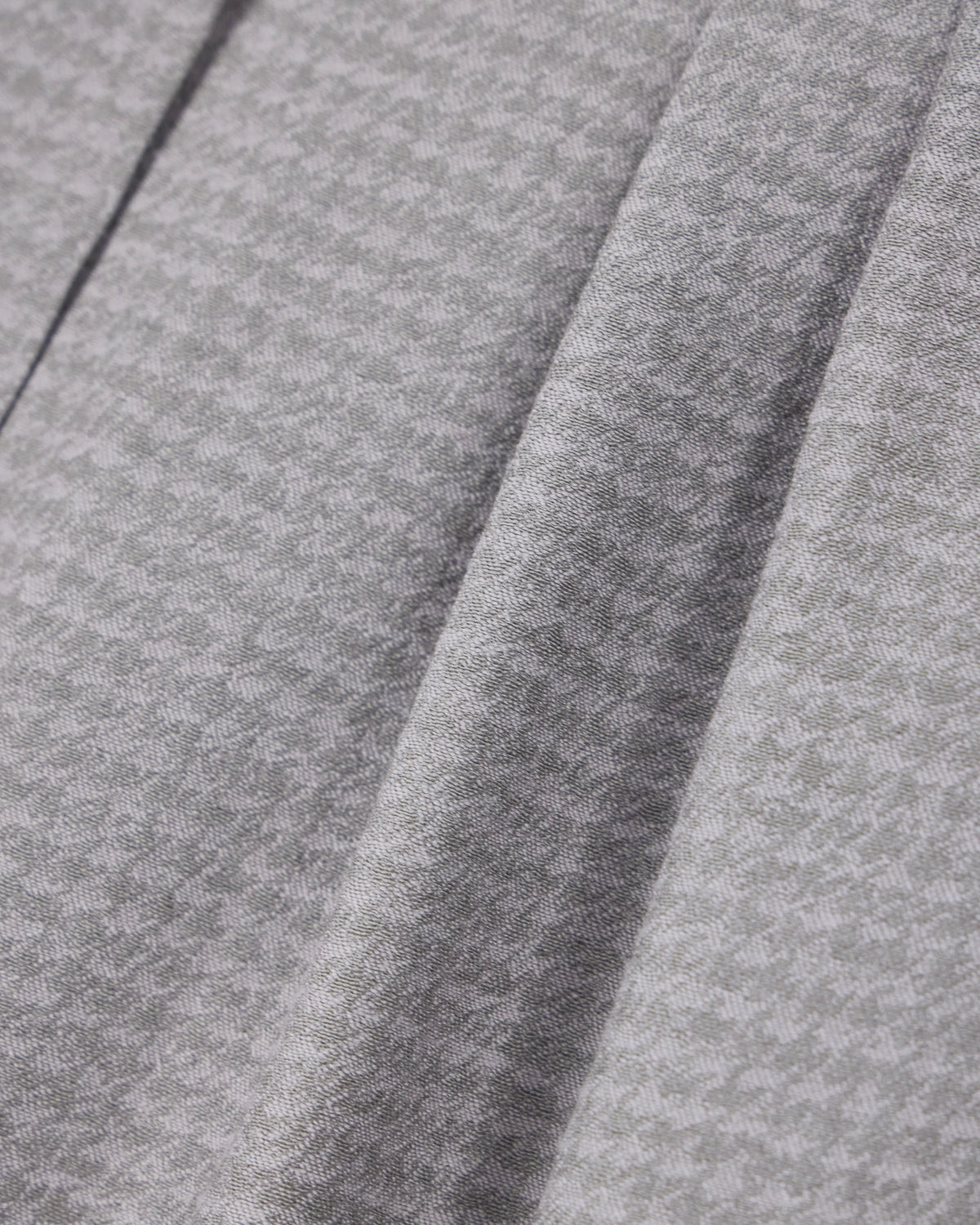 High-waisted trousers in houndstooth viscose and wool