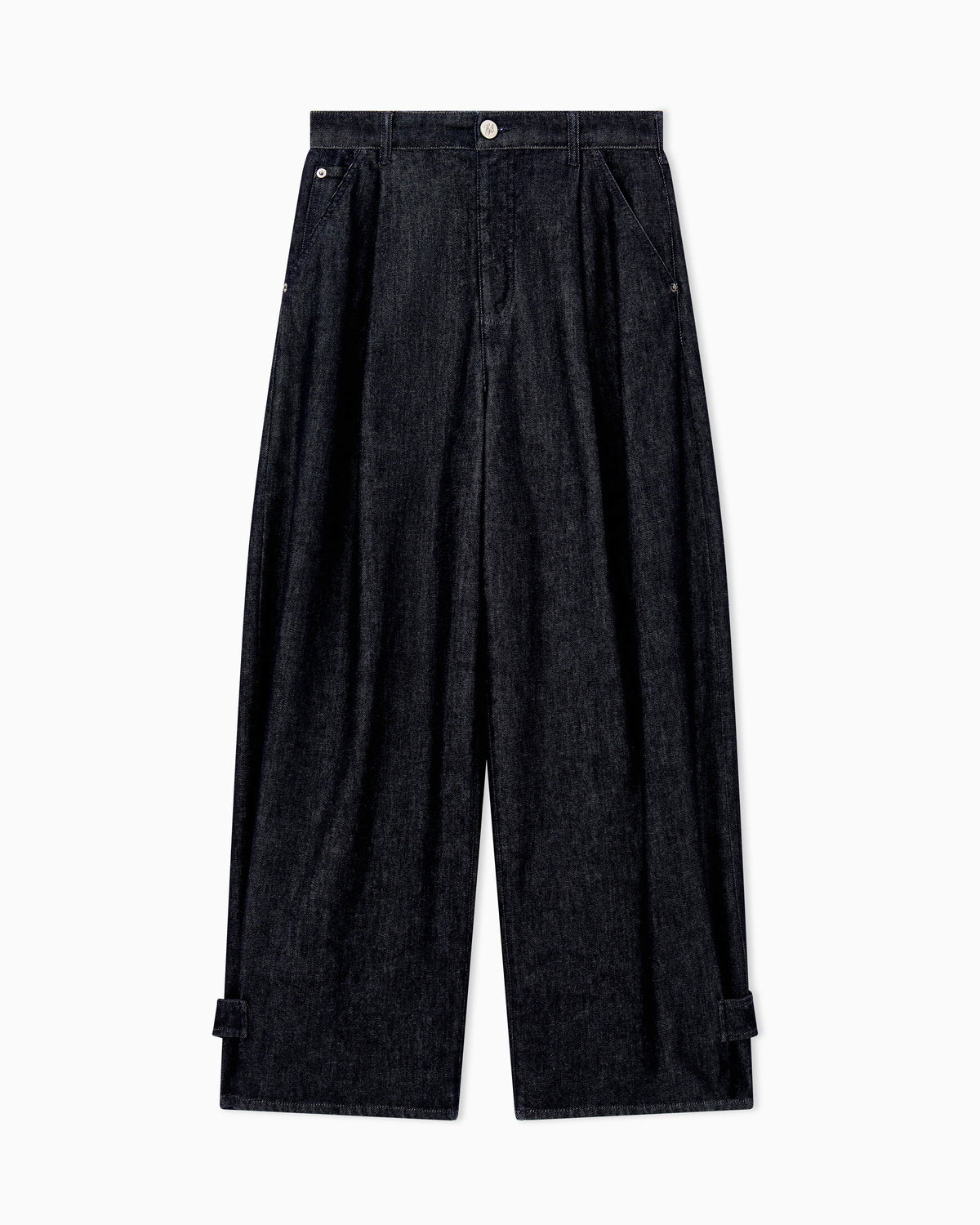 J6i relaxed fit jeans in rinse denim with pleats Signature Capsule