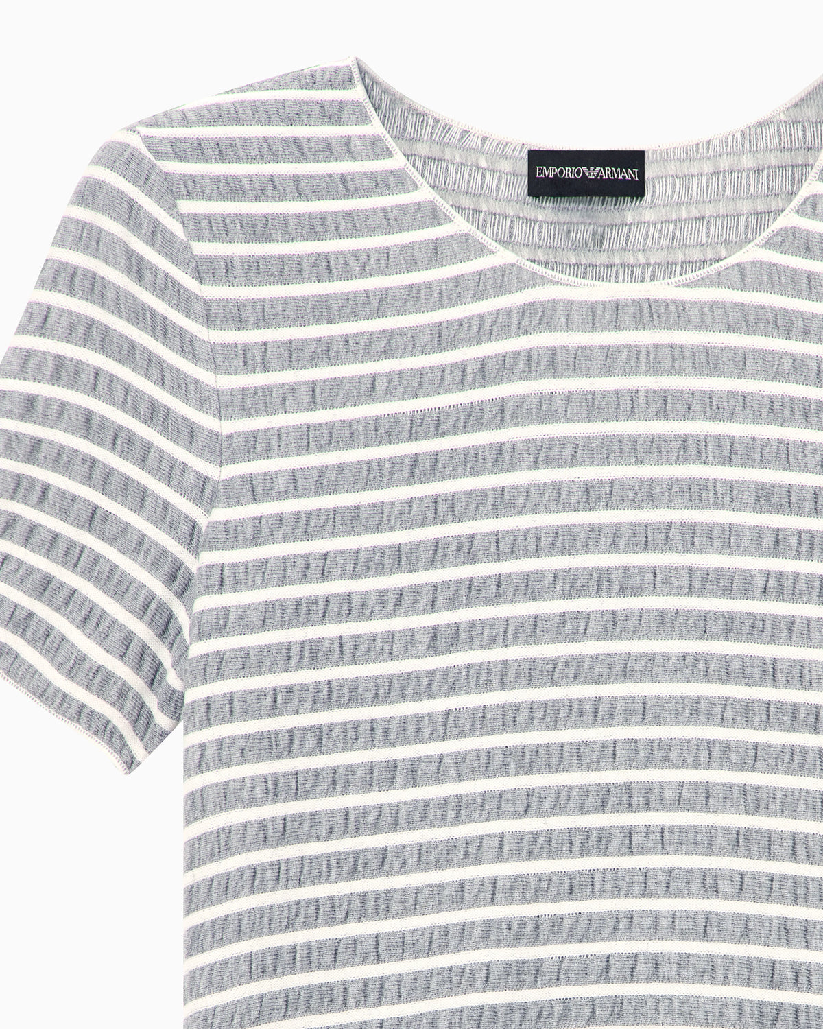 Slim-fit striped jacquard jersey shirt Signature Capsule