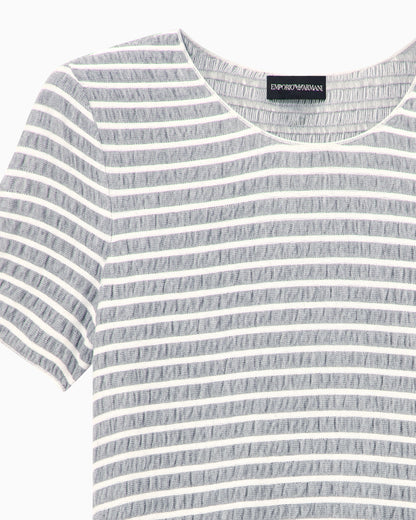Slim-fit striped jacquard jersey shirt Signature Capsule