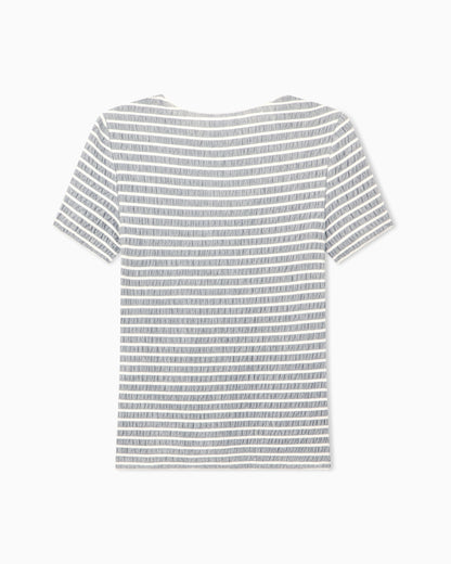 Slim-fit striped jacquard jersey shirt Signature Capsule