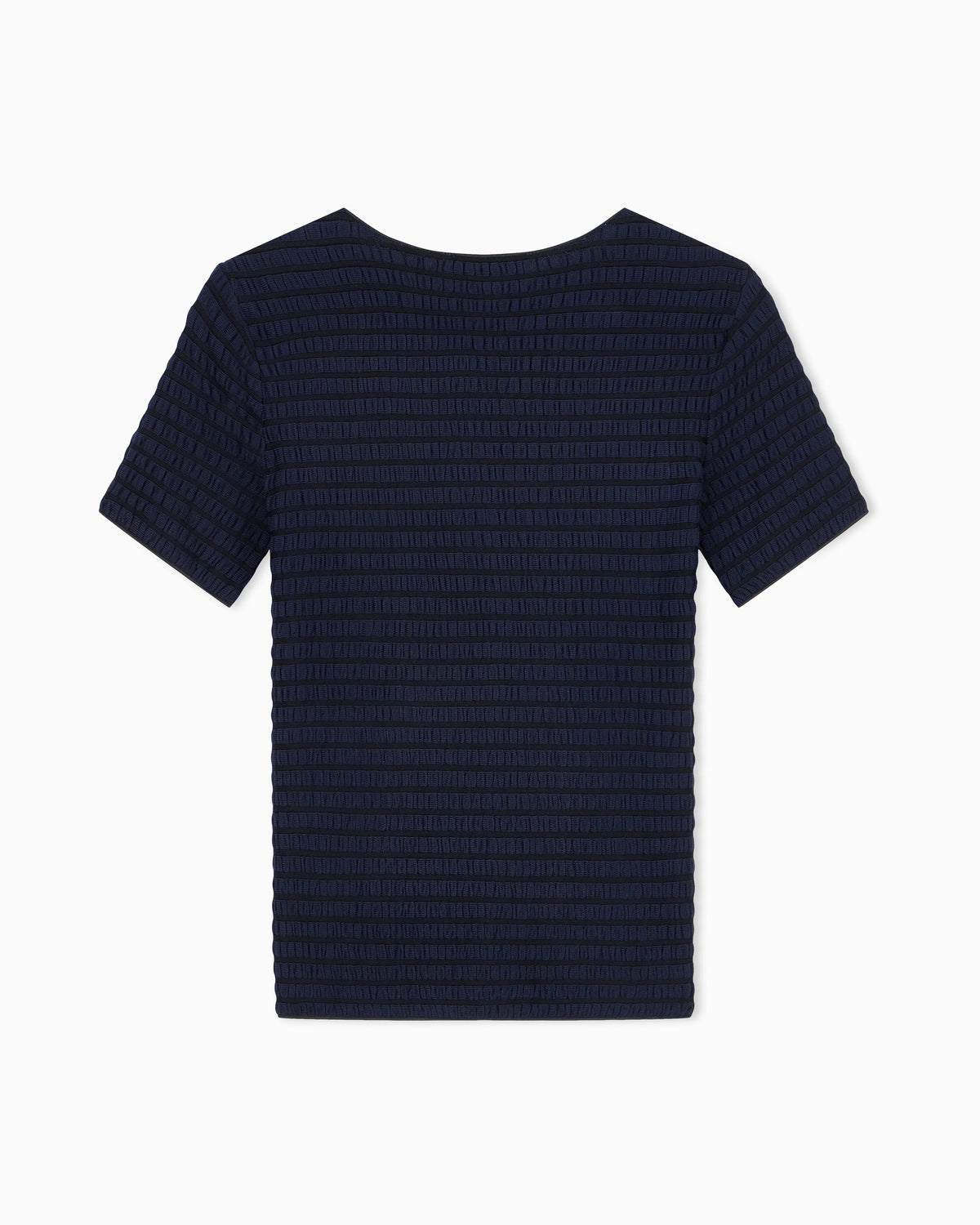 Slim-fit striped jacquard jersey shirt Signature Capsule