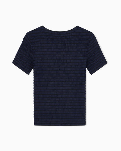 Slim-fit striped jacquard jersey shirt Signature Capsule