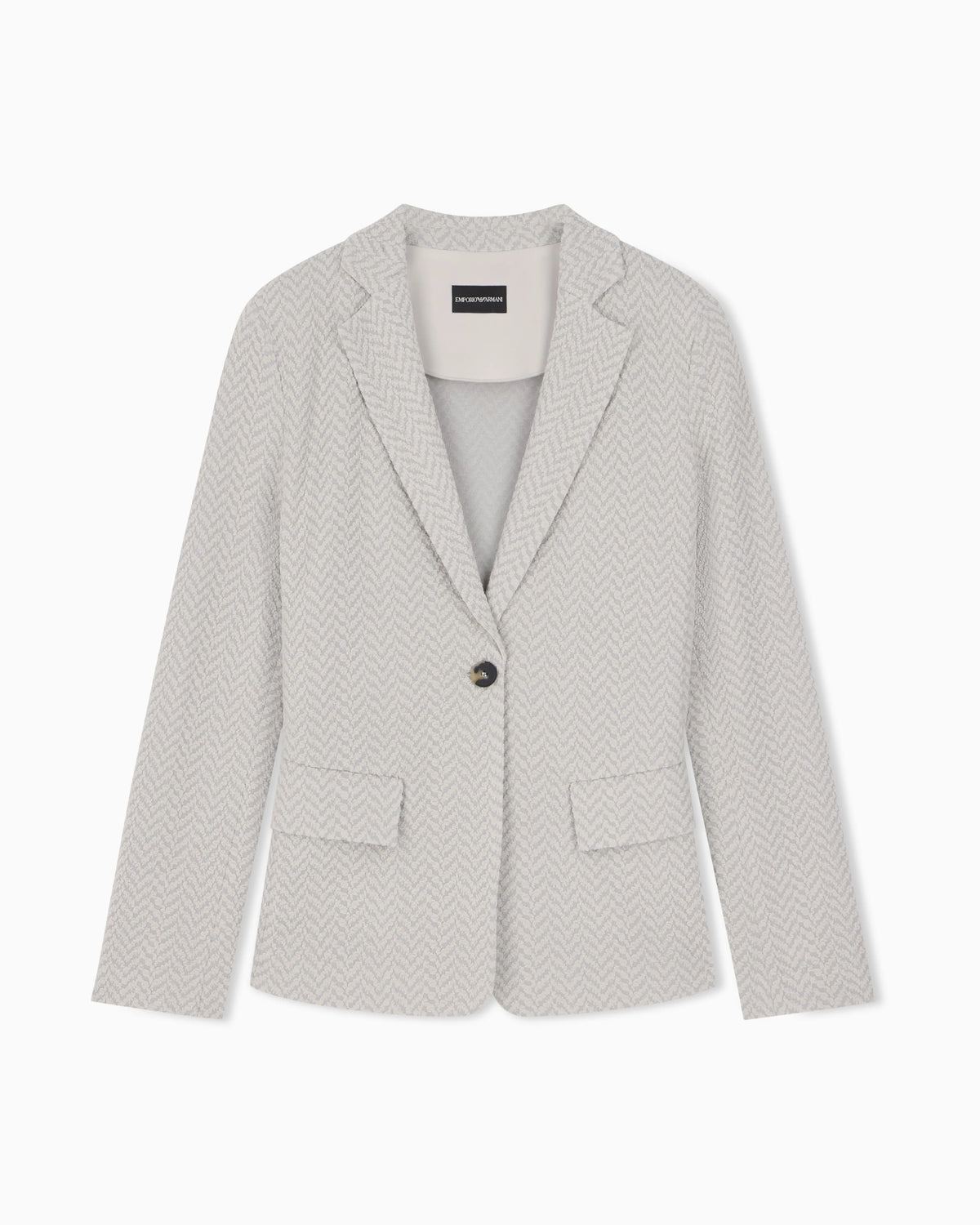Chevron jacquard jersey jacket Signature Capsule