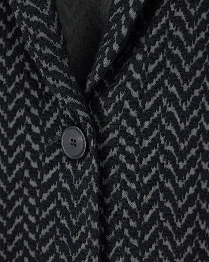 Chevron jacquard jersey jacket Signature Capsule