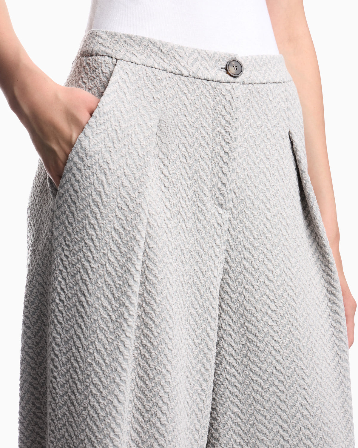 Chevron jacquard jersey pants Signature Capsule