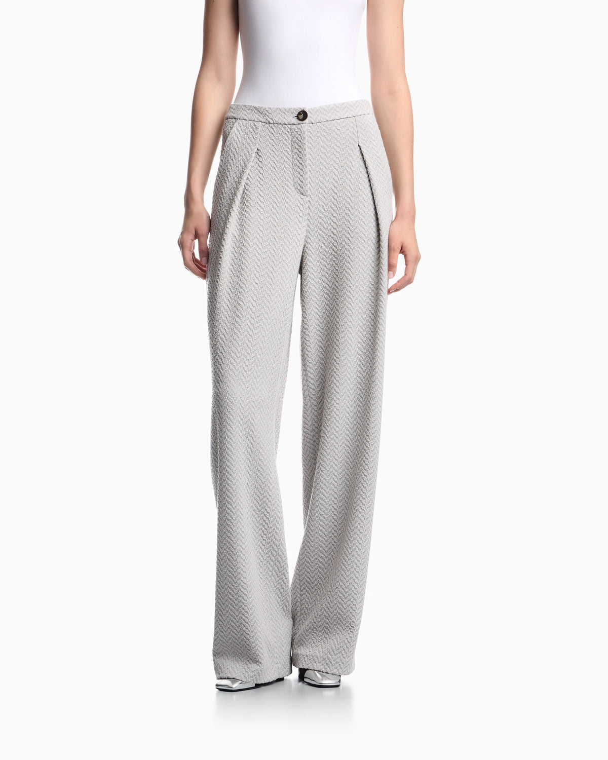 Chevron jacquard jersey pants Signature Capsule