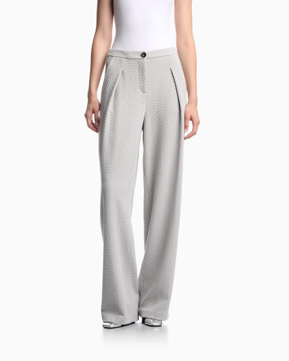 Chevron jacquard jersey pants Signature Capsule