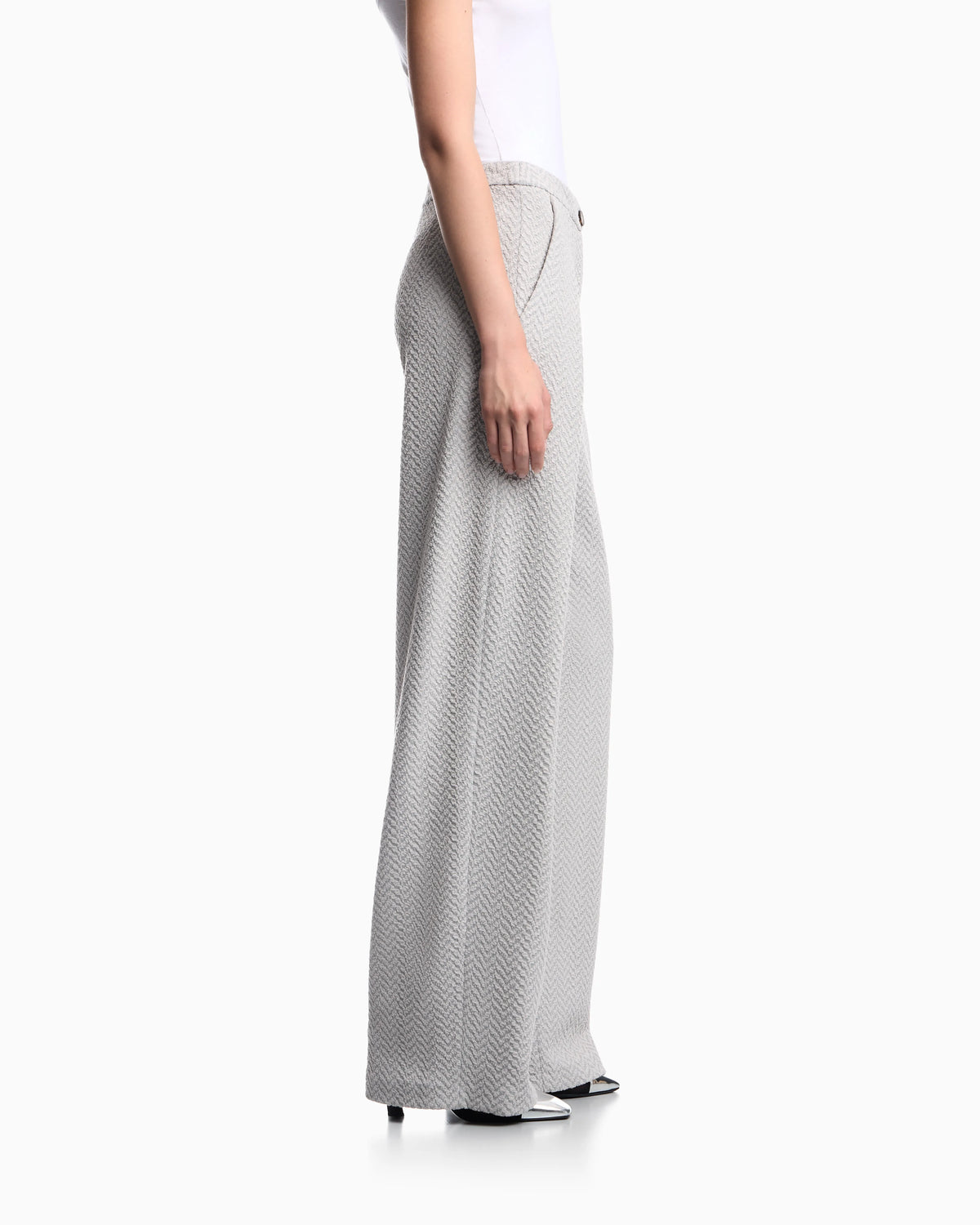 Chevron jacquard jersey pants Signature Capsule