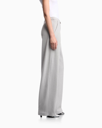 Chevron jacquard jersey pants Signature Capsule