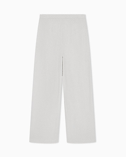 Chevron jacquard jersey pants Signature Capsule