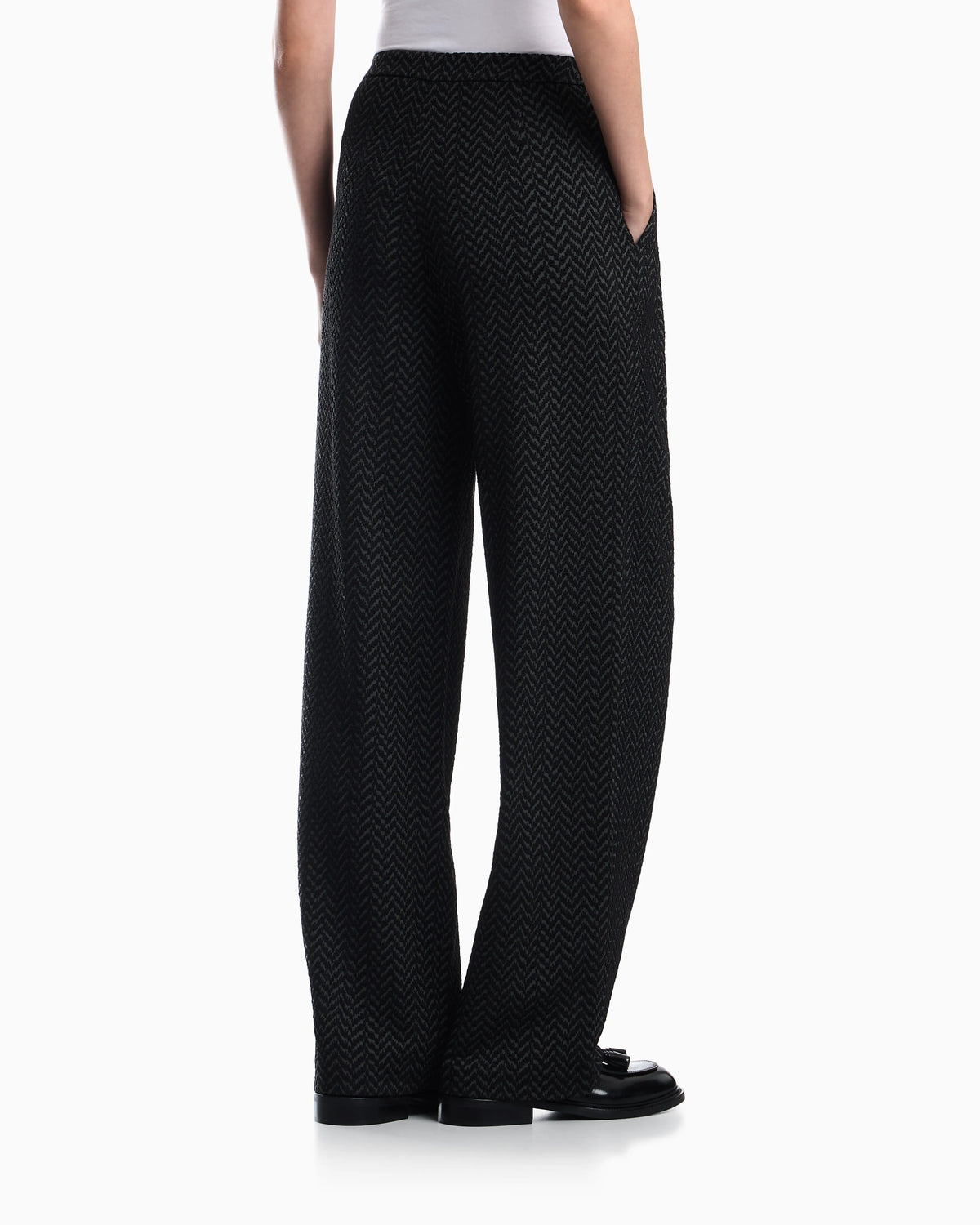 Chevron jacquard jersey pants Signature Capsule