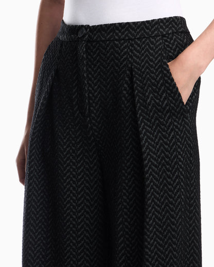 Chevron jacquard jersey pants Signature Capsule