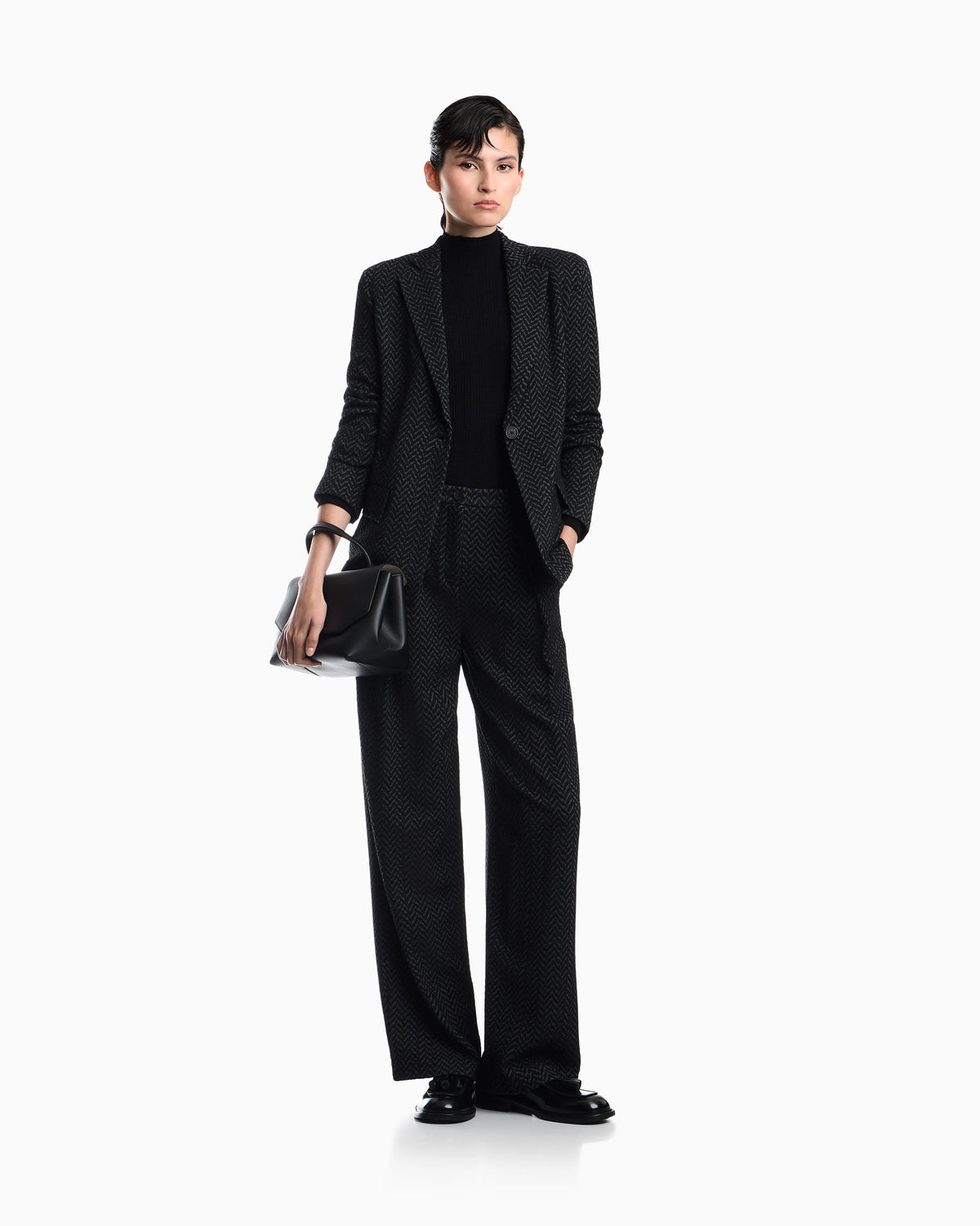 Chevron jacquard jersey pants Signature Capsule