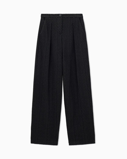 Chevron jacquard jersey pants Signature Capsule