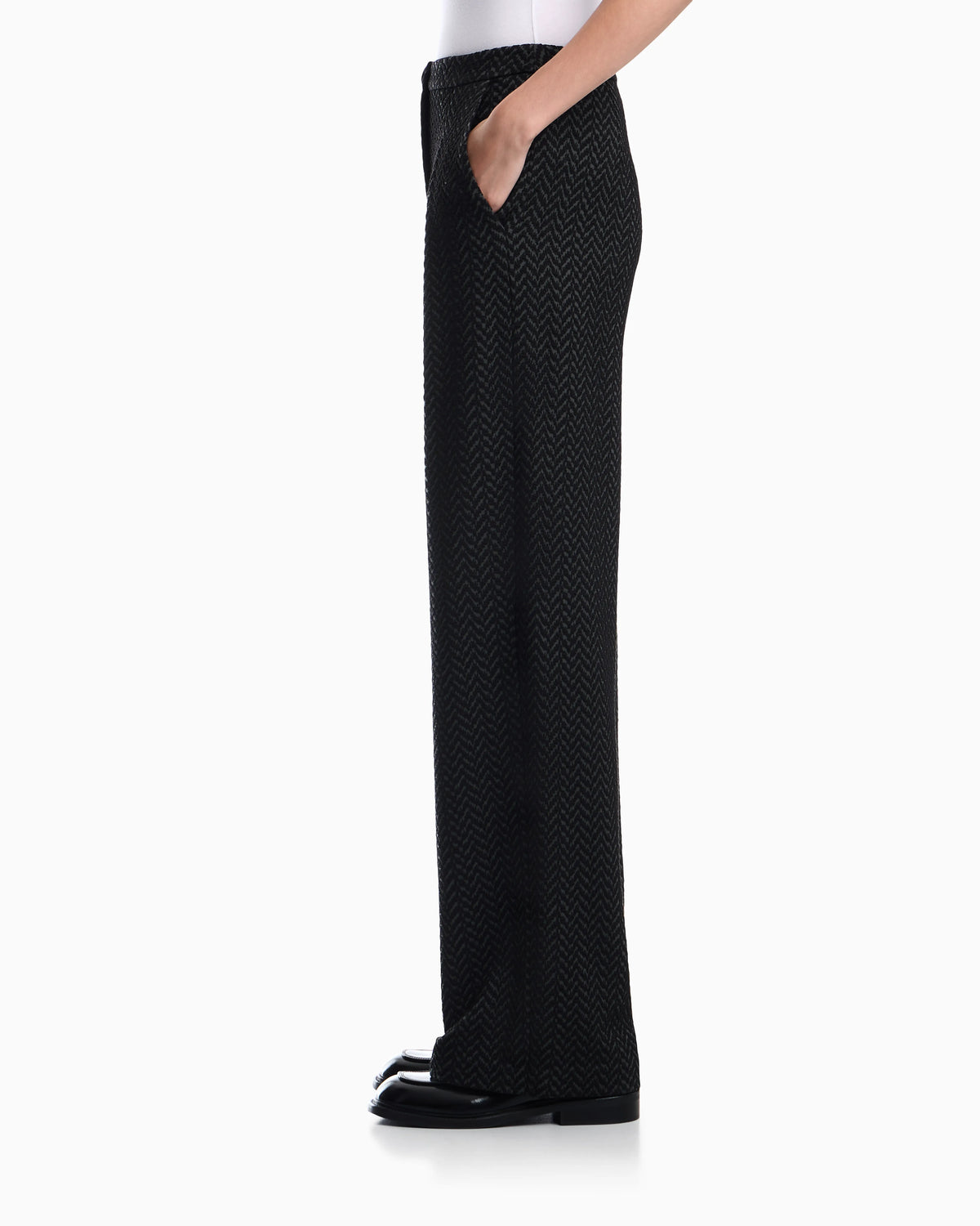 Chevron jacquard jersey pants Signature Capsule