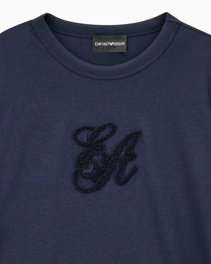 Supima jersey T-shirt with Signature Capsule logo embroidery