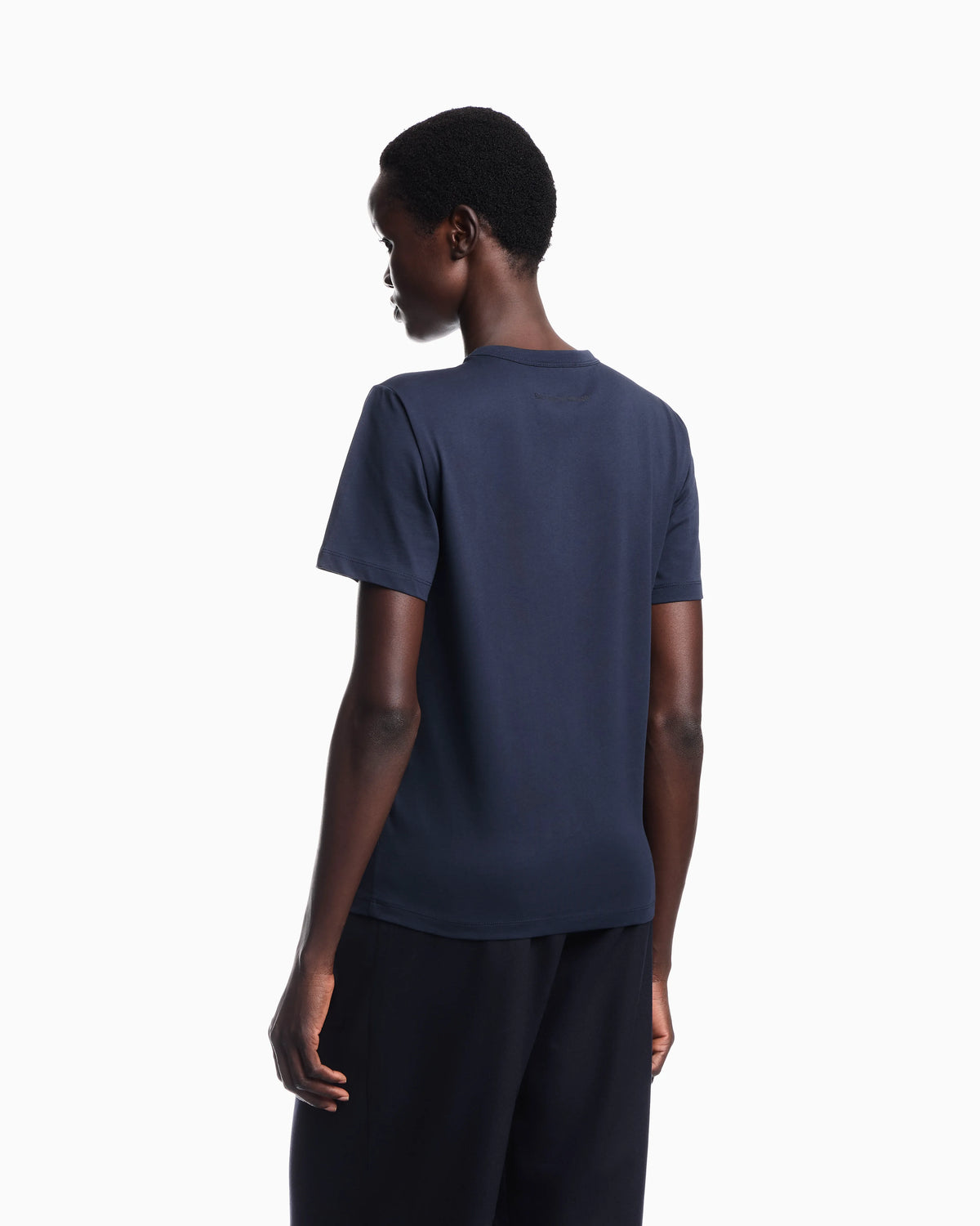 Supima jersey T-shirt with Signature Capsule logo embroidery