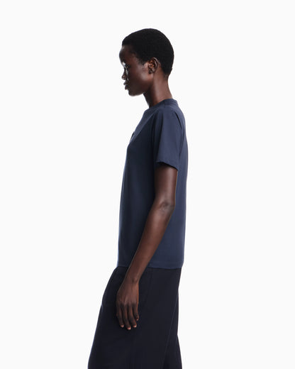 Supima jersey T-shirt with Signature Capsule logo embroidery