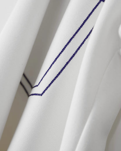 T-shirt in stretch viscose with a pocket outline