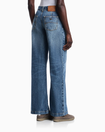 J14 regular fit jeans in denim armani jeans