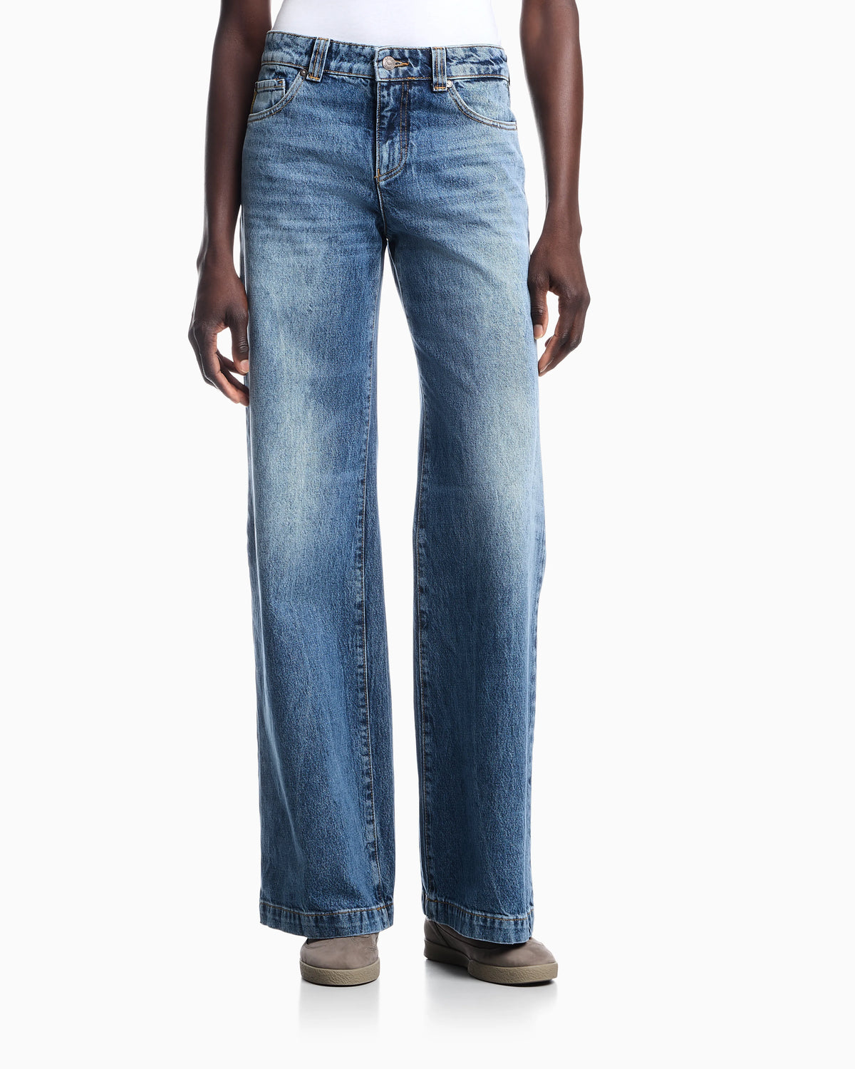 J14 regular fit jeans in denim armani jeans