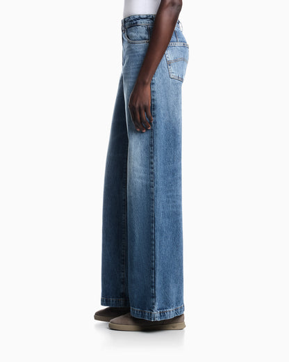 J14 regular fit jeans in denim armani jeans