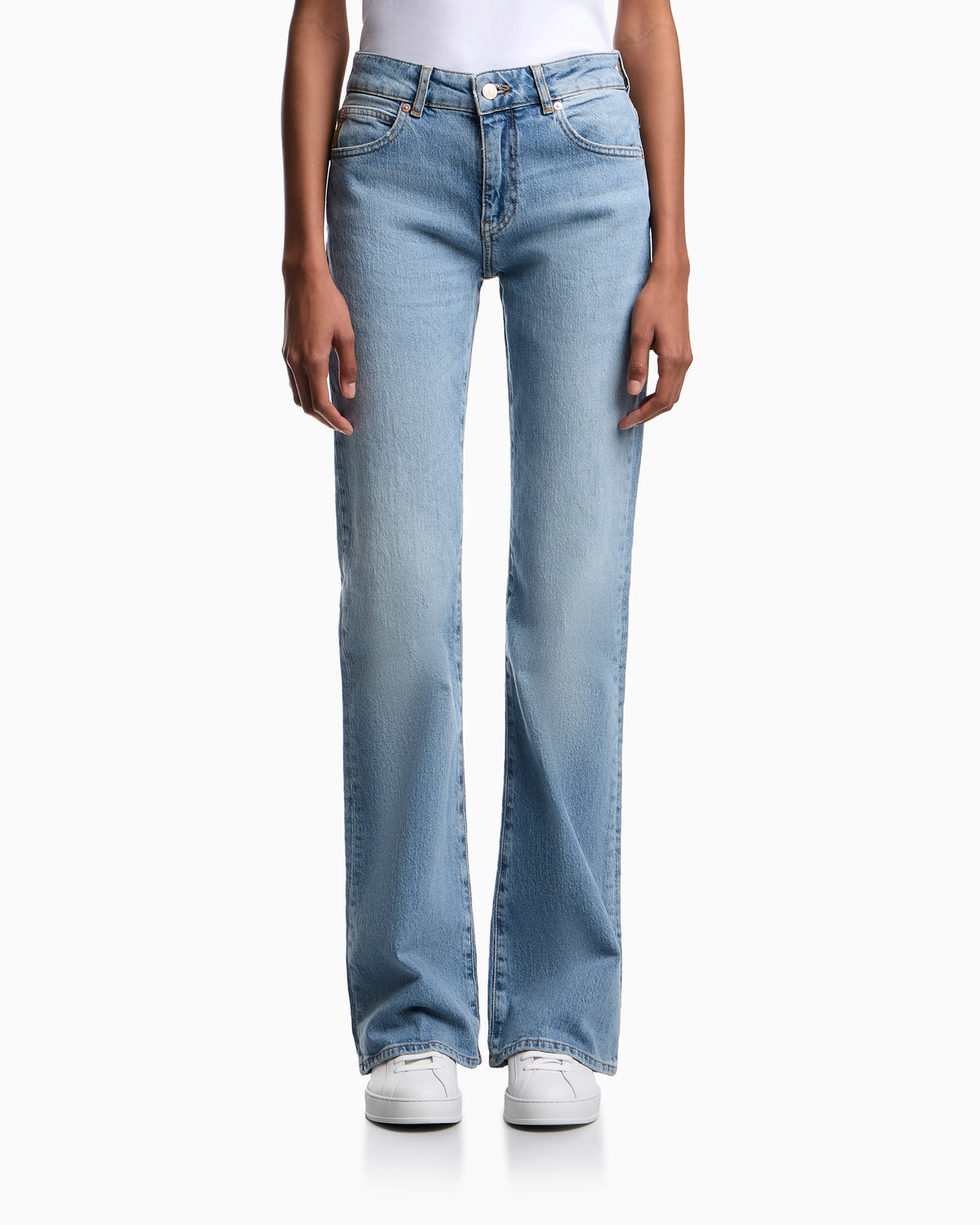 Jeans J7J bootcut fit in stretch denim Armani Jeans