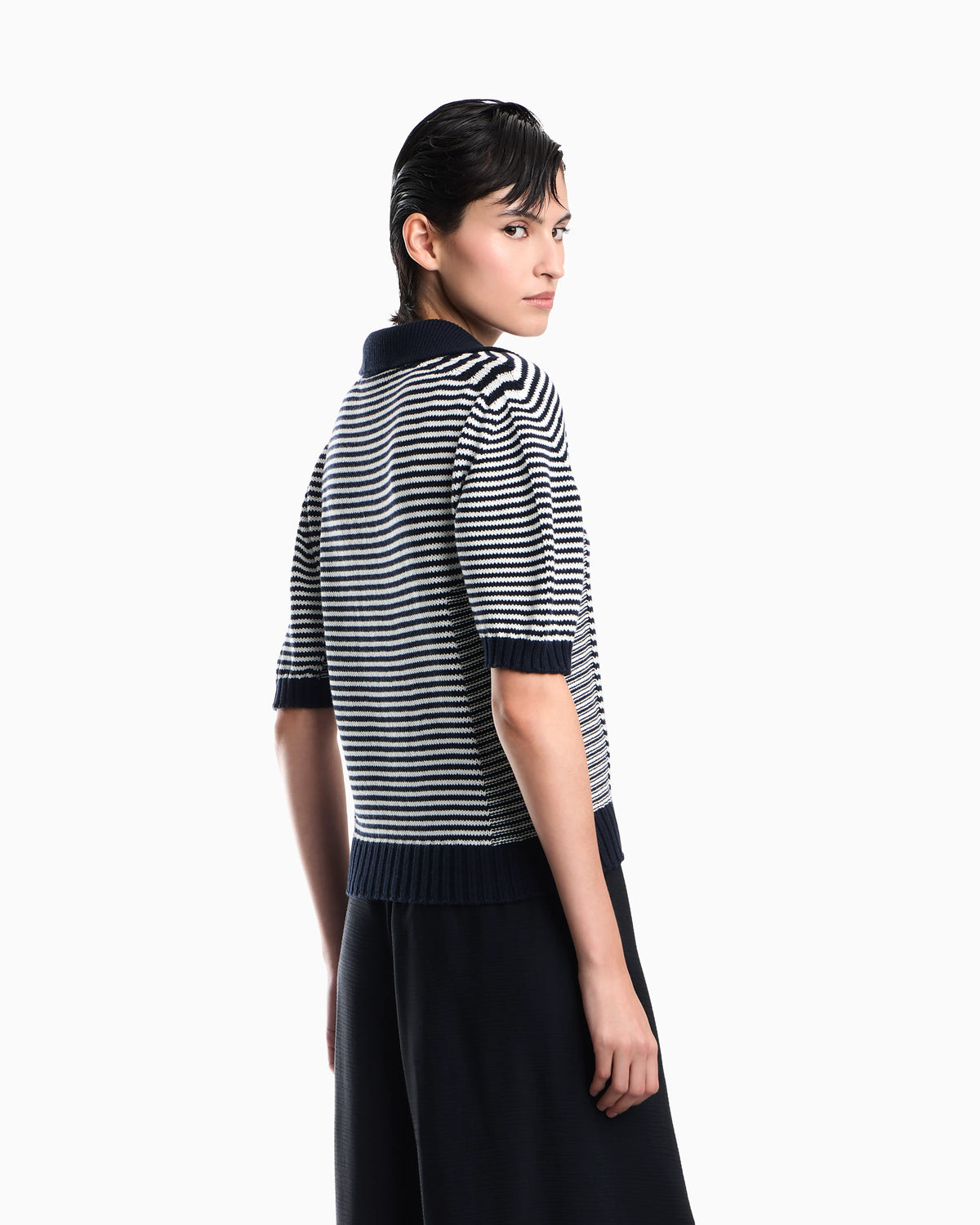 Striped polo collar shirt Signature Capsule