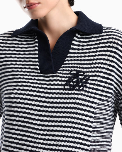Striped polo collar shirt Signature Capsule