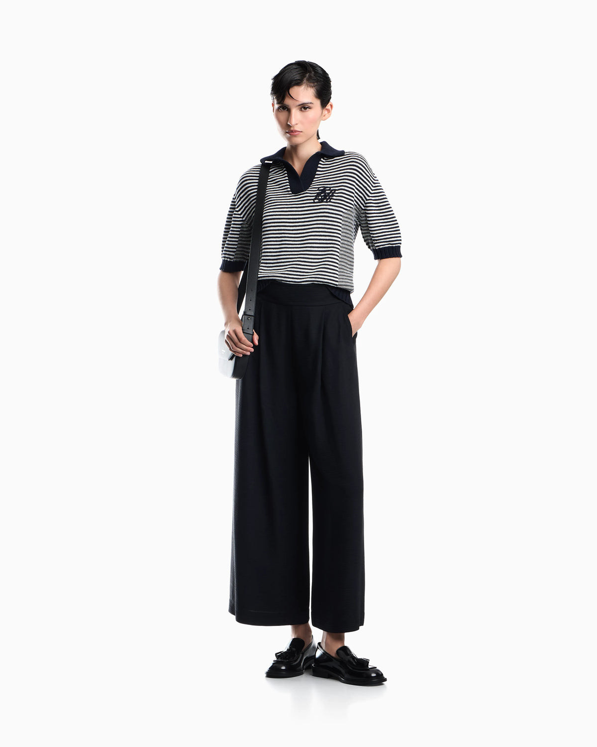 Striped polo collar shirt Signature Capsule