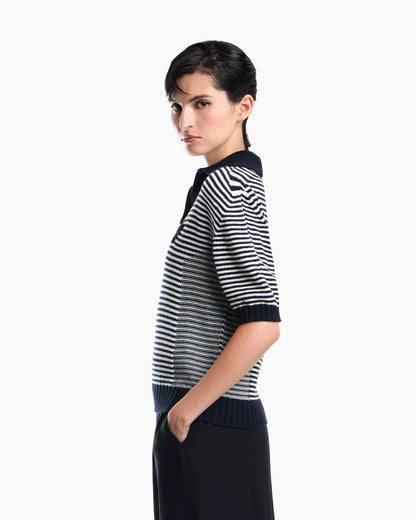 Striped polo collar shirt Signature Capsule