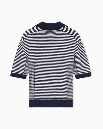 Striped polo collar shirt Signature Capsule