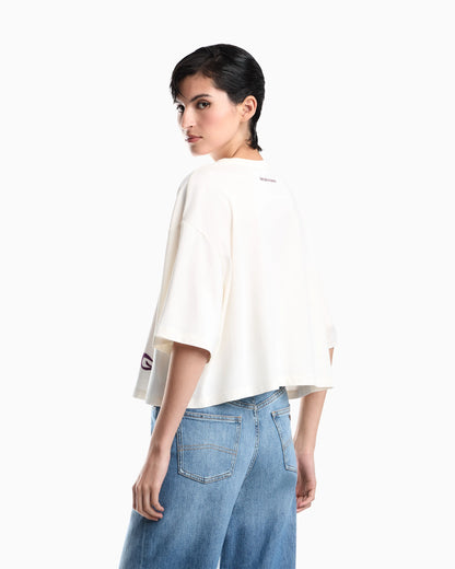 Oversized T-shirt in Supima cotton jersey