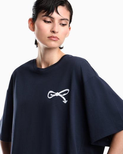 Oversized T-shirt in Supima cotton jersey