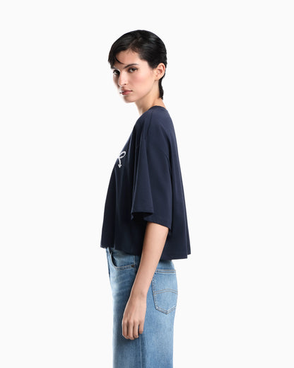 Oversized T-shirt in Supima cotton jersey