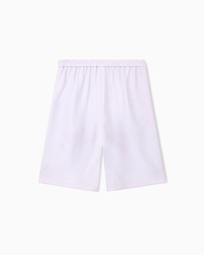 Bermuda shorts in techno cady with front pleats